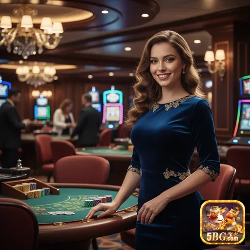 Ilustração de Baixe o aplicativo cassino da 5bg e acesse prêmios a qualquer hora.